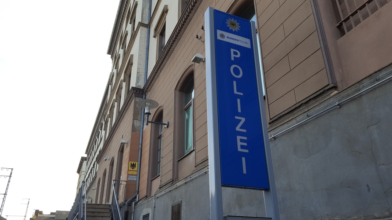 Das Polizeirevier am Erfurter Hauptbahnhof. (Archivfoto)