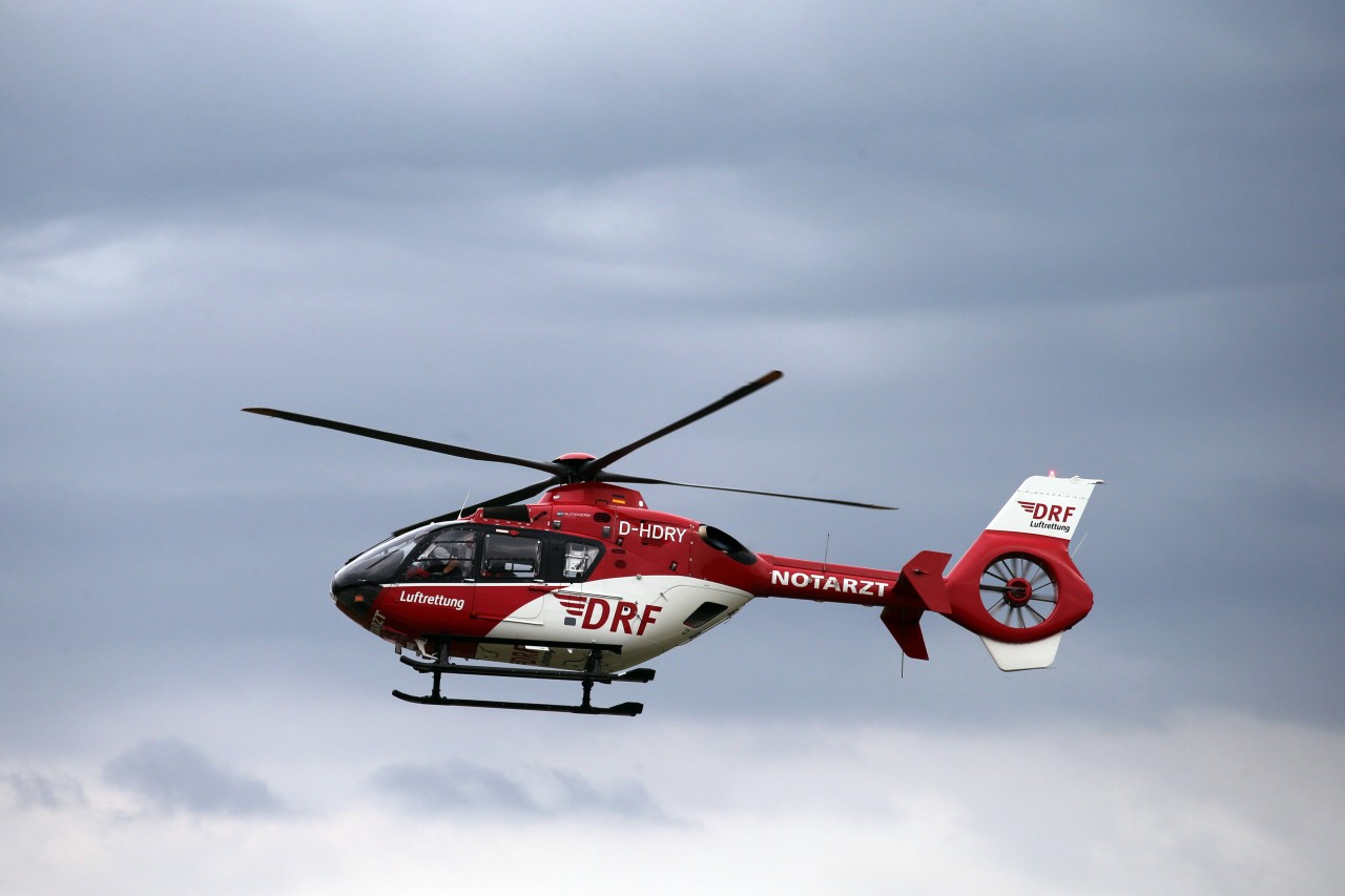 Sömmerda: Bei einem brand in Schwerstedt wurde ein Mann schwer verletzt! Ein Rettungshubschrauber kam zum Einsatz. (Symbolbild) 