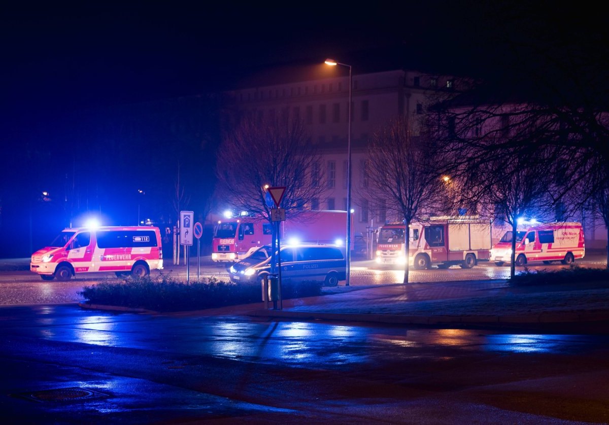 Rettungskräfte Polizei Feuerwehr Erfurt