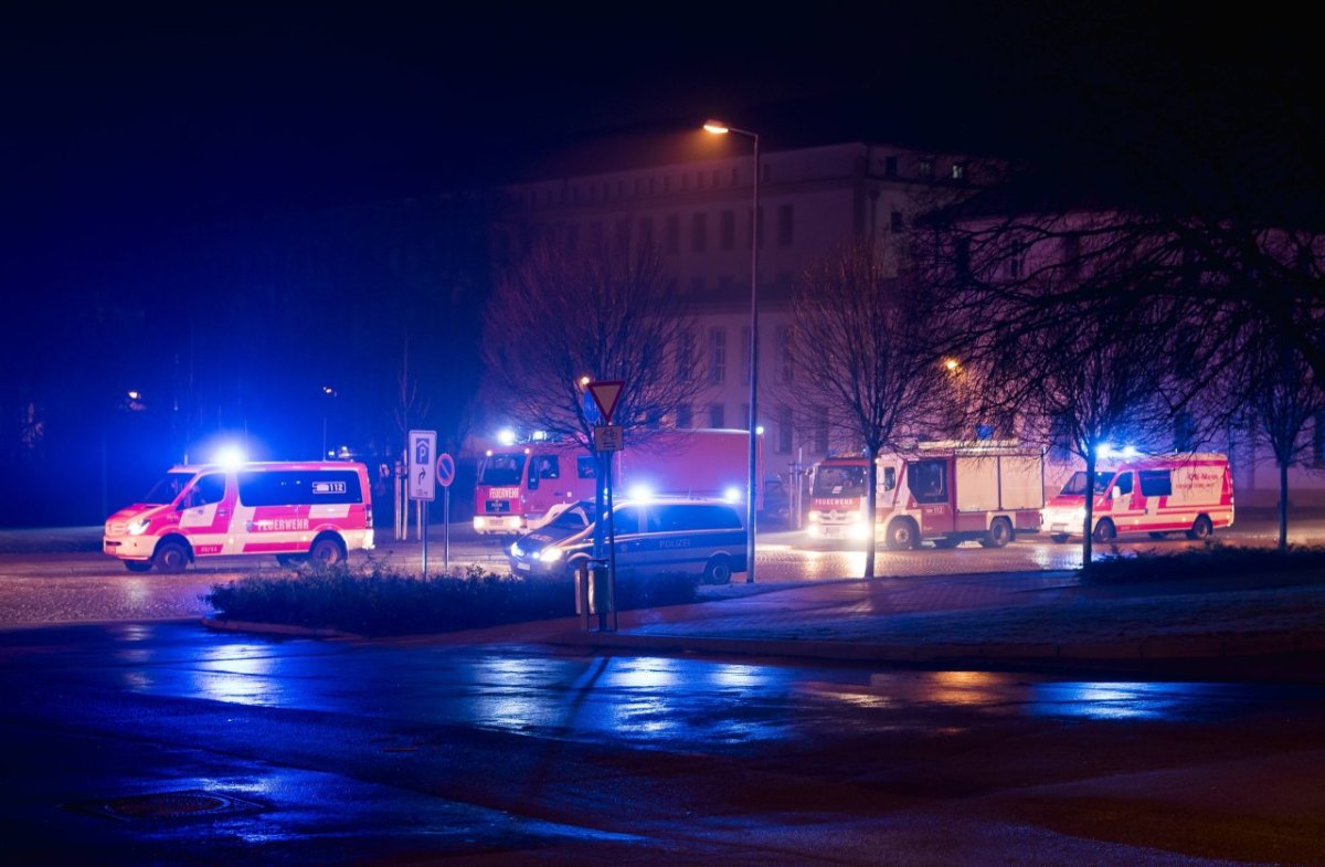 Rettungskräfte Polizei Feuerwehr Erfurt