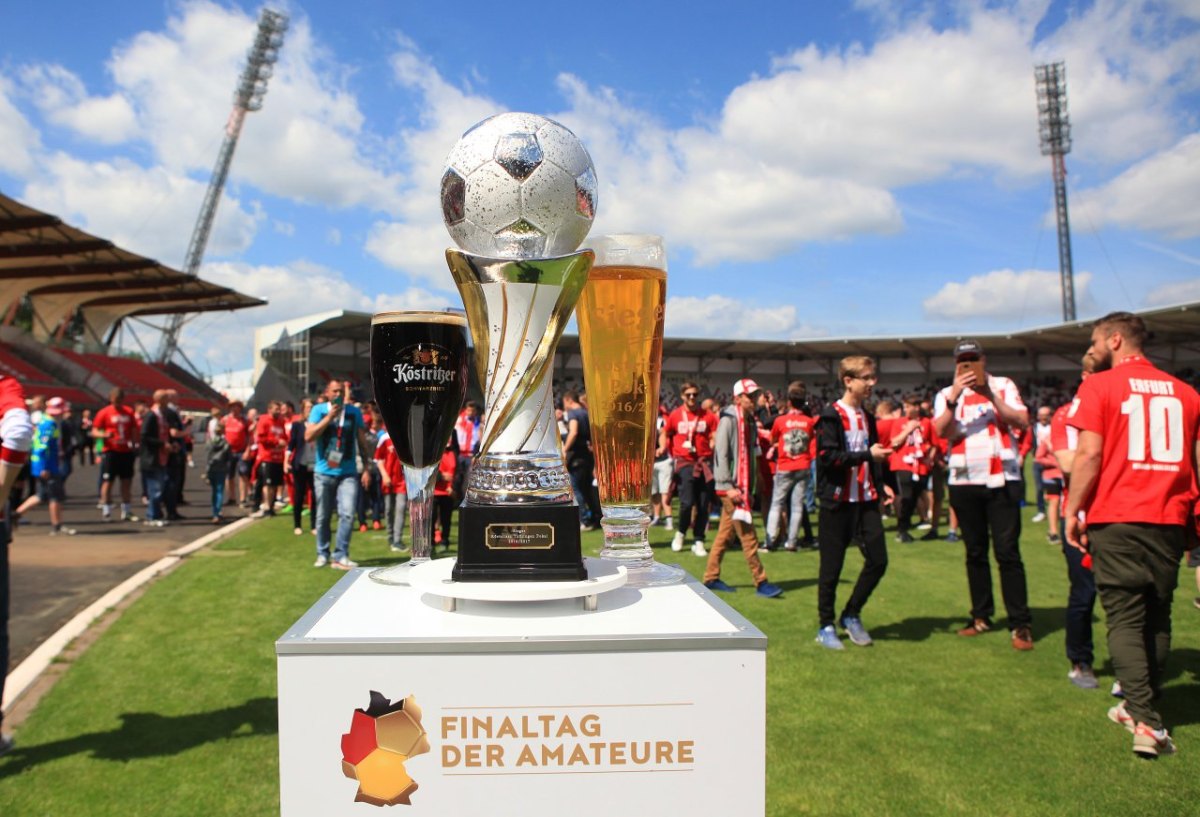 Rot-Weiß Erfurt gewinnt Thüringenpokal 2017