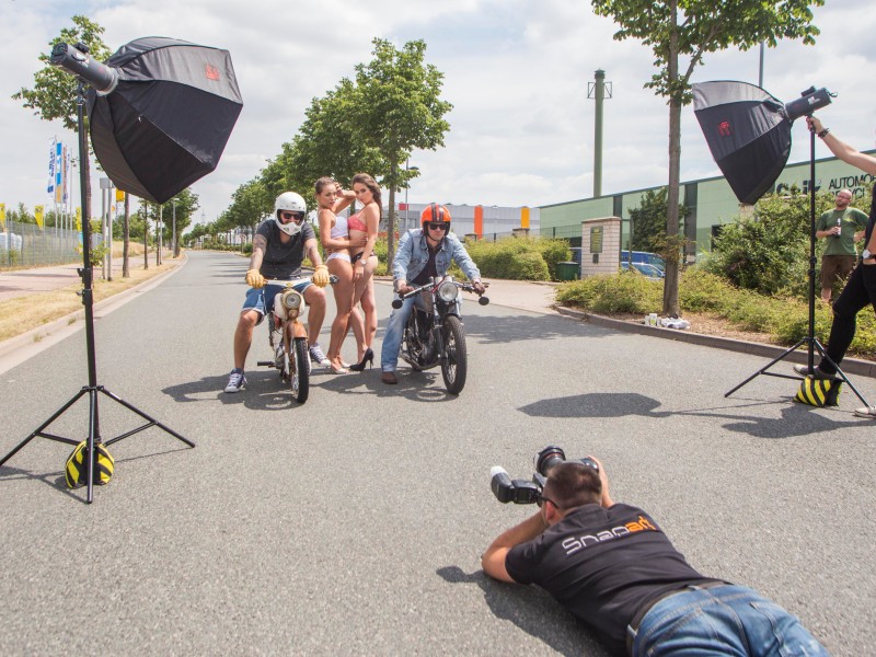 Foto-Shooting für den Simson-Kalender 2017 in Erfurt (Foto: SnapArt / Michael Kremer)