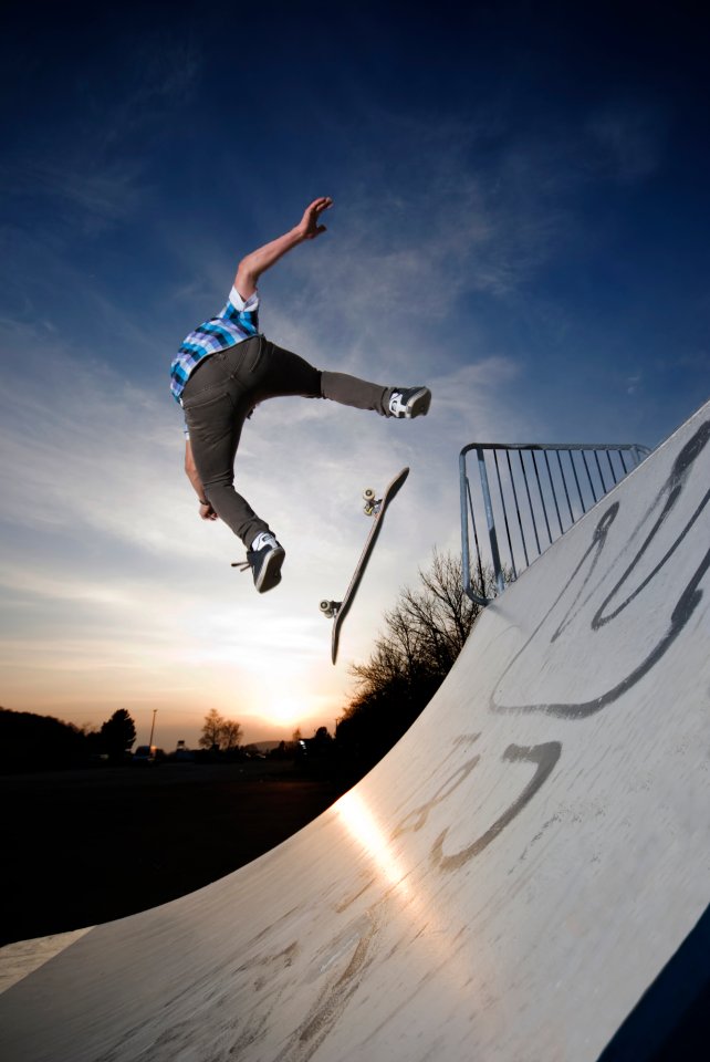 Skateboard, skateboarden, skaten, Half Pipe, Half-Pipe, Freizeit