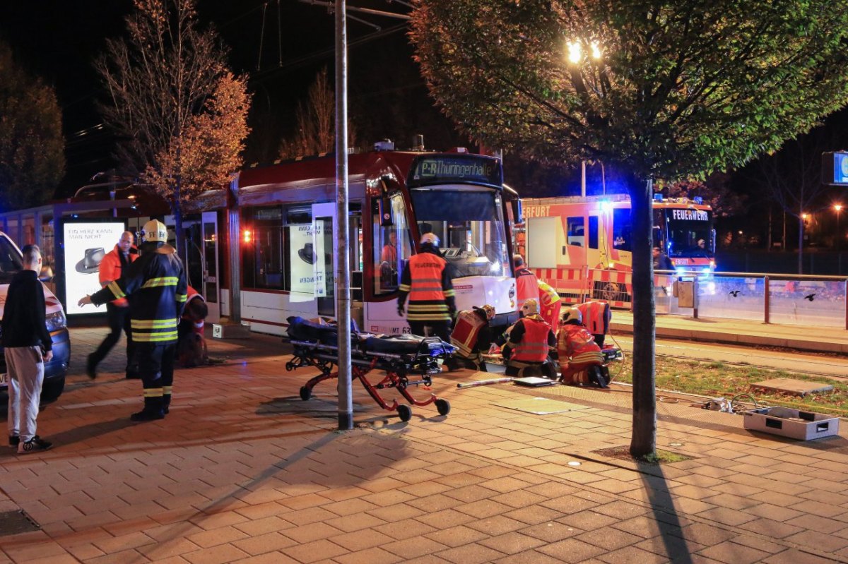 Straßenbahnunfall Erfurt Vilniuser Straße