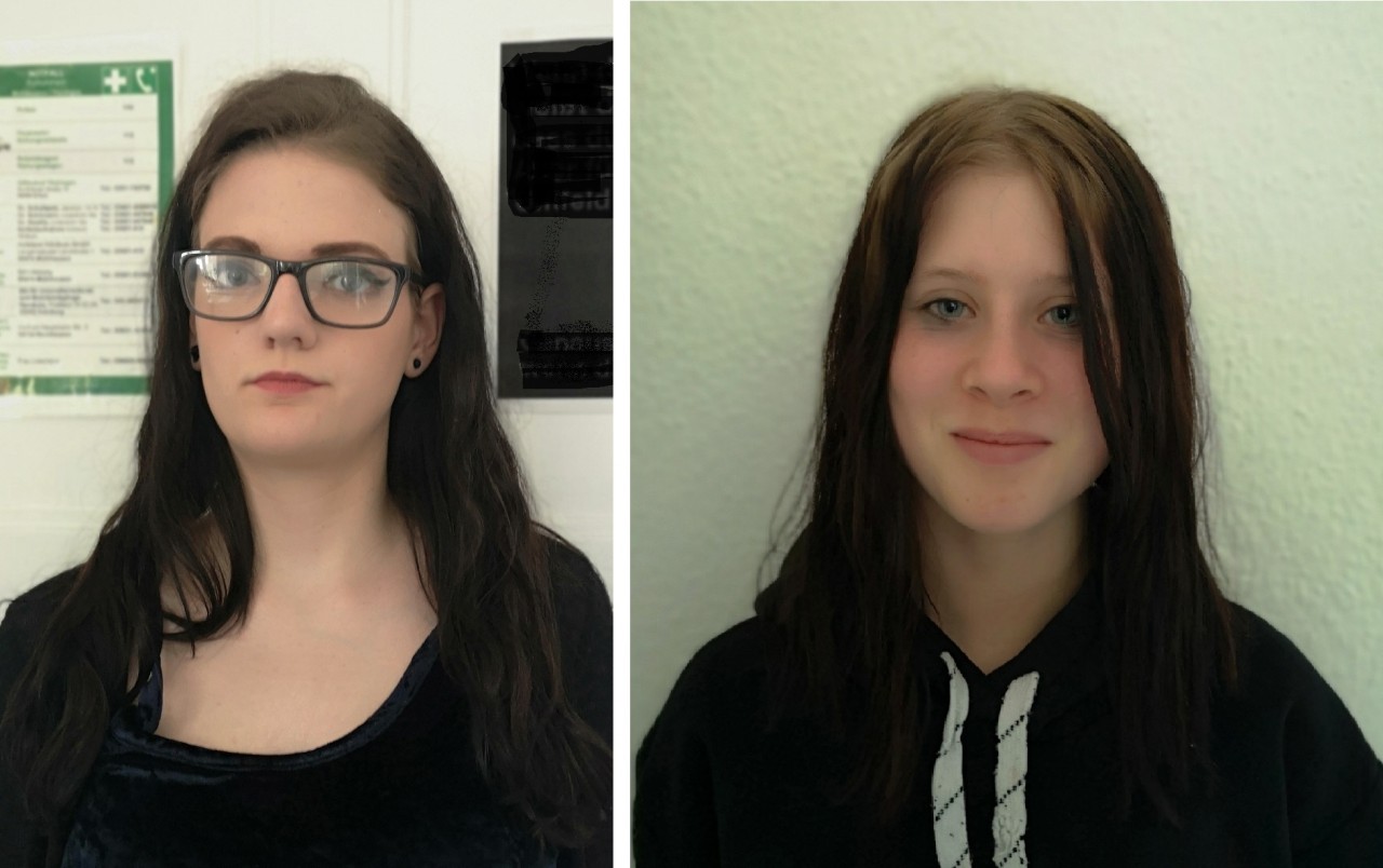 Laura-Sophie (17, links) und Laura (15) werden seit Donnerstag vermisst. Die Polizei hat ihre Fotos zur Fahndung herausgegeben.