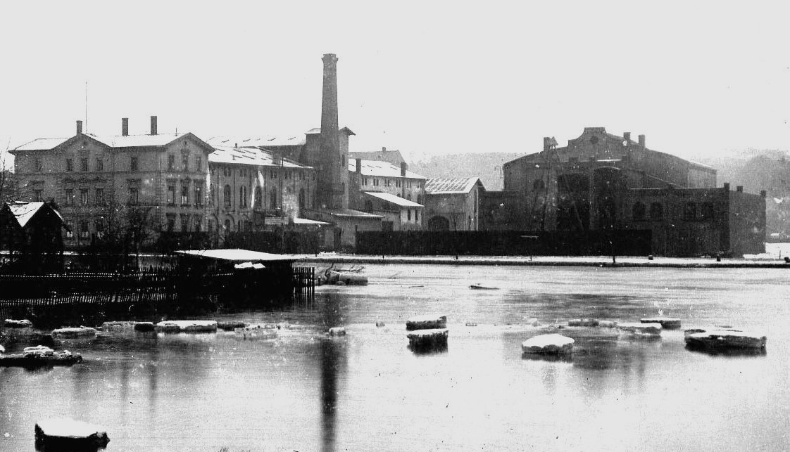 Überschwemmung Weiße Elster Gera Februar 1909