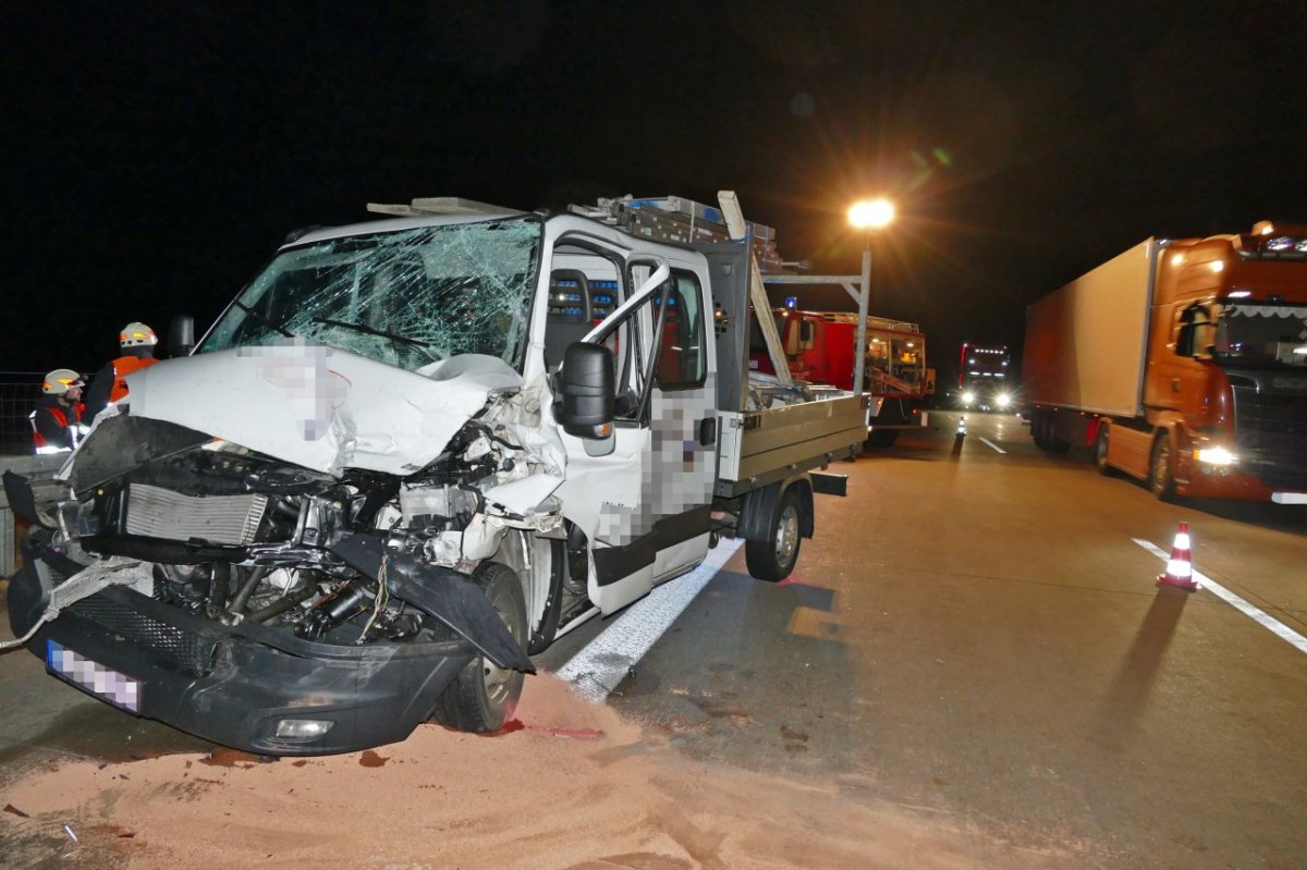 Unfall A38 Leinefelde Heiligenstadt