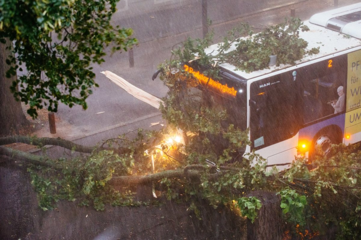 Unwetter in Weimar