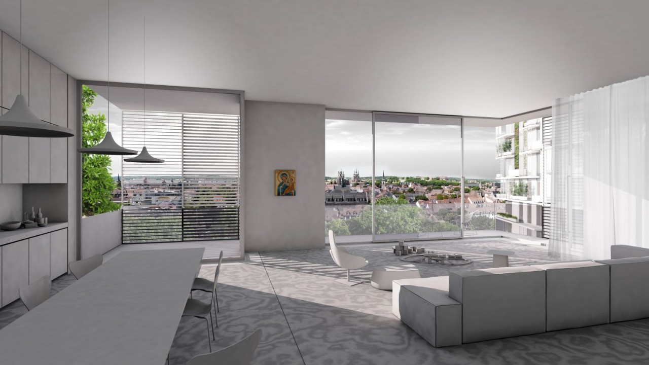 Laut Visualisierung könnten so die Wohnungen des neuen Komplexes in Erfurt aussehen. 