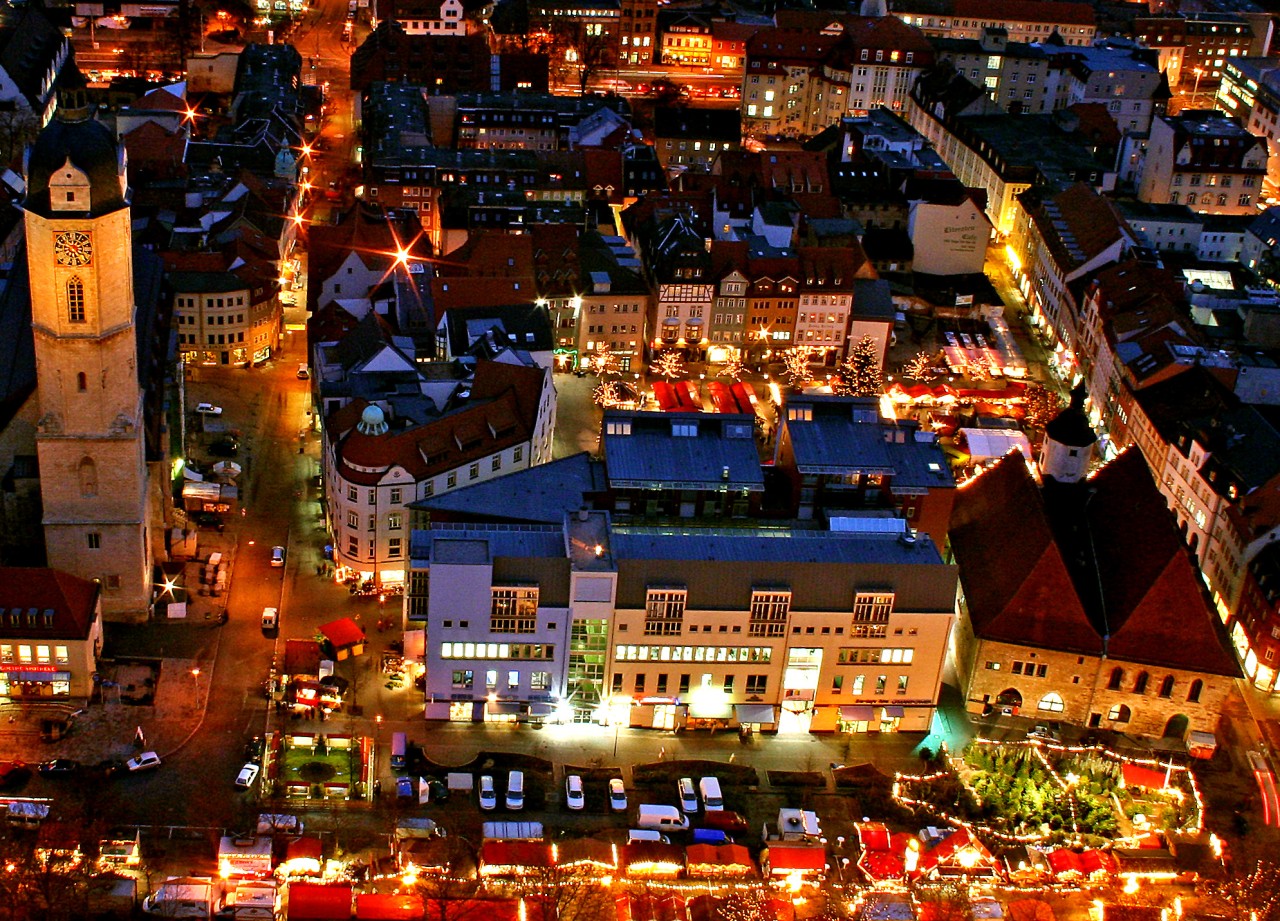 Der Weihnachtsmarkt in Jena