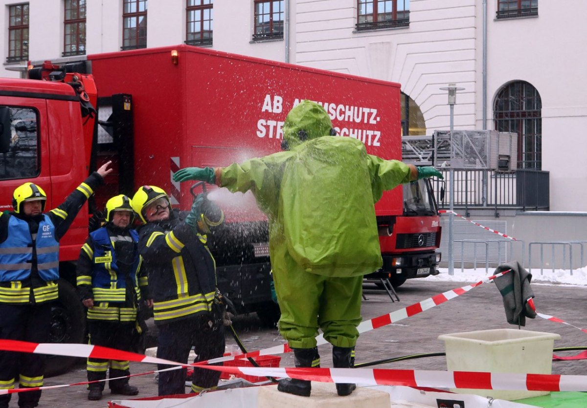 Weißes Pulver Justizzentrum Gera