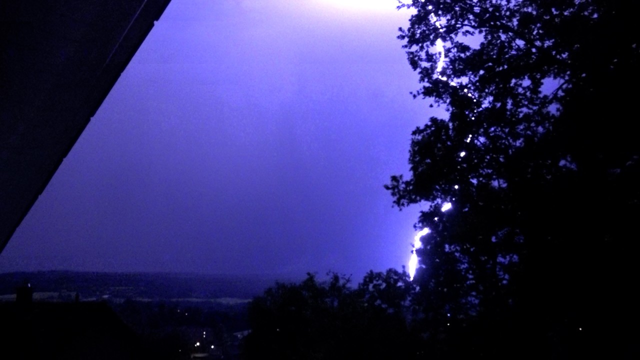 Ein Bild aus der vergangenen Nacht, aufgenommen im Landkreis Hildburghausen.