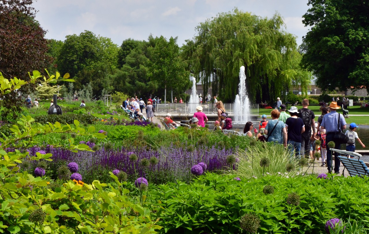 Buga Erfurt: Im Egapark bietet sich derzeit eine wunderschöne Ansicht. (Symbolbild)