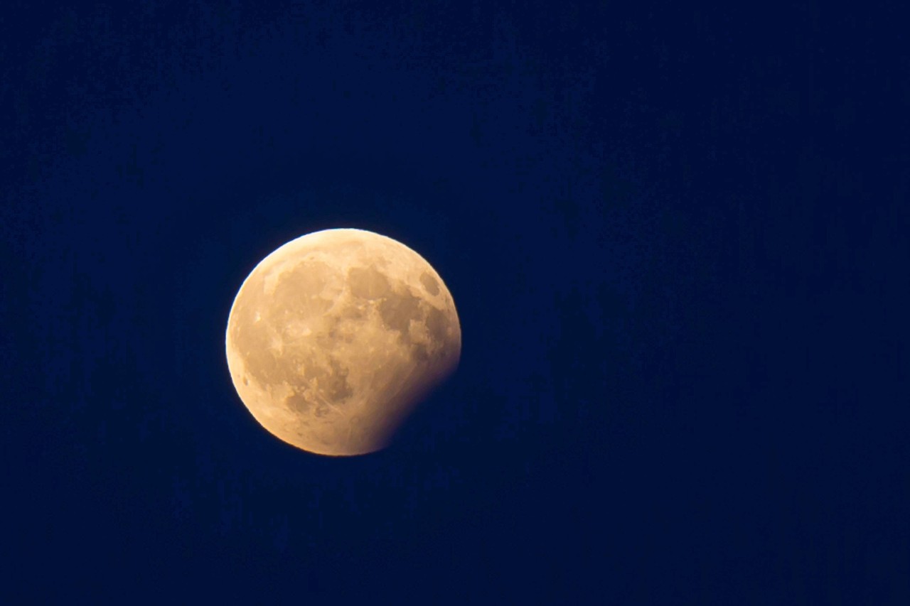Die letzte partielle Mondfinsternis war im August 2017.