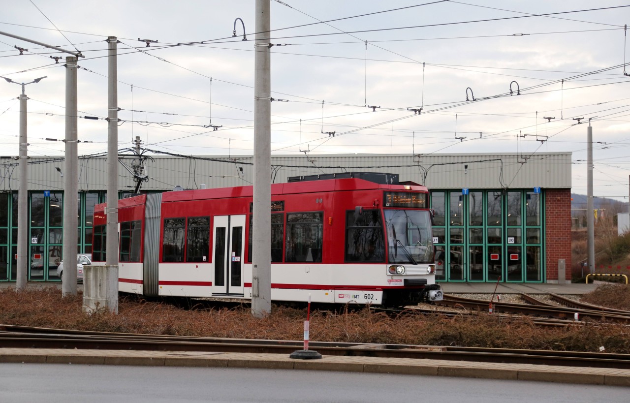 Erfurt: In den Trams gibt es keine Fahrkartenautomaten mehr. 