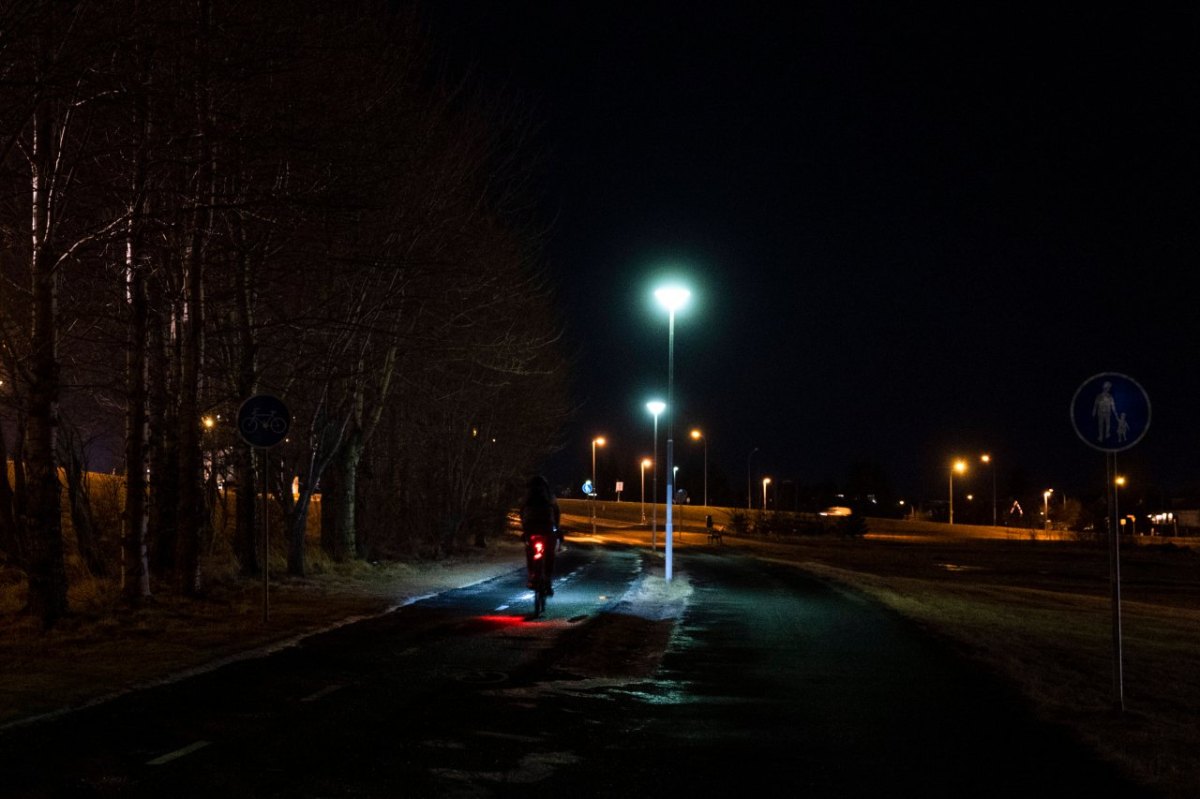 fahrradfahrer dunkelheit abend nacht morgen sömmerda messer