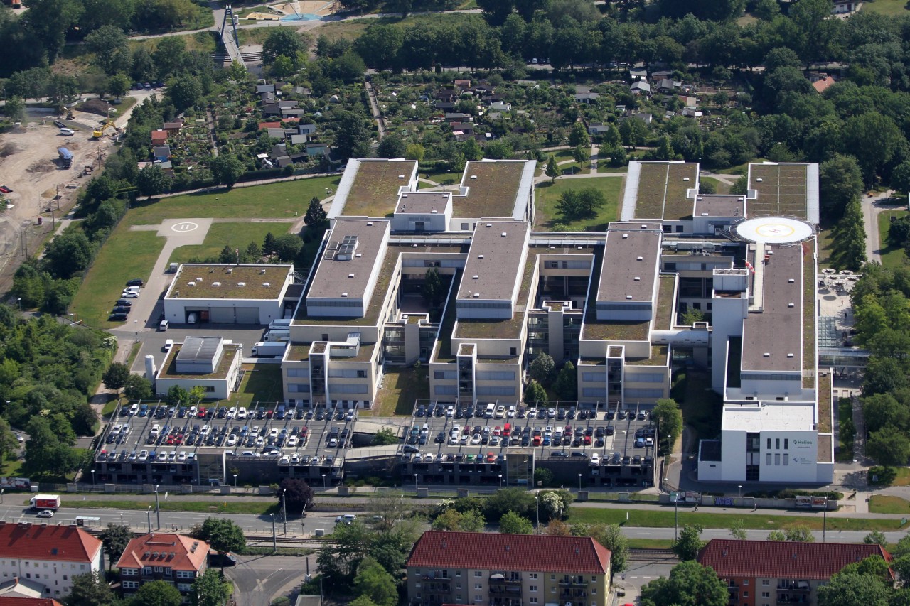 Im Helios Klinikum Erfurt wurde der Mann behandelt.