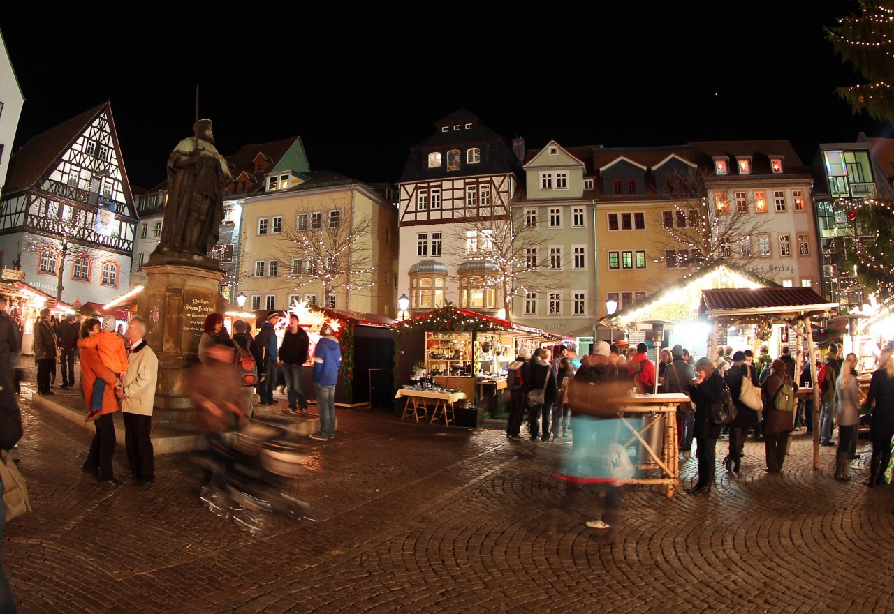 Kein Weihnachtsmarkt 2021 in Jena. 