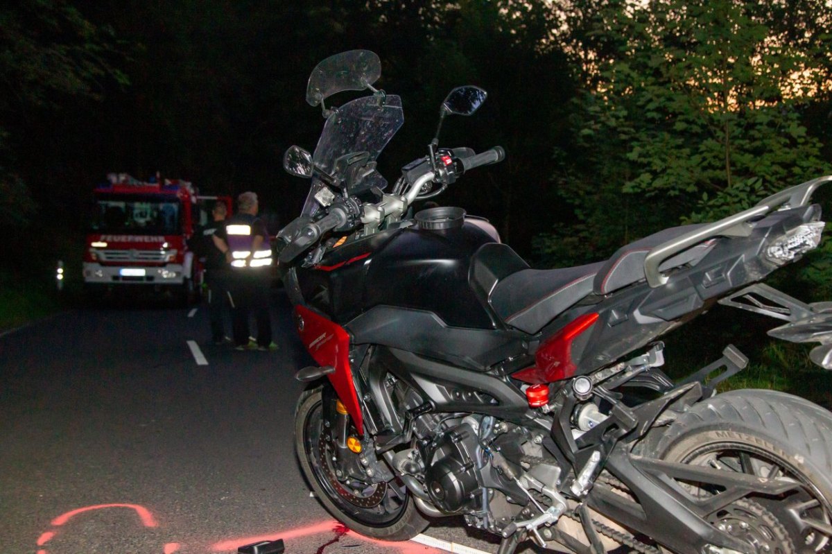 motorrad unfall motorradfahrer hildburghausen gießübel