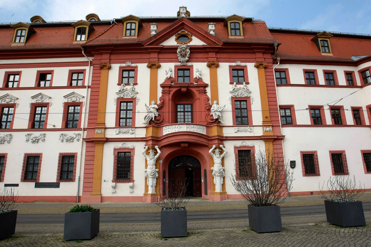 Die Thüringer Staatskanzlei in Erfurt. (Archivbild)