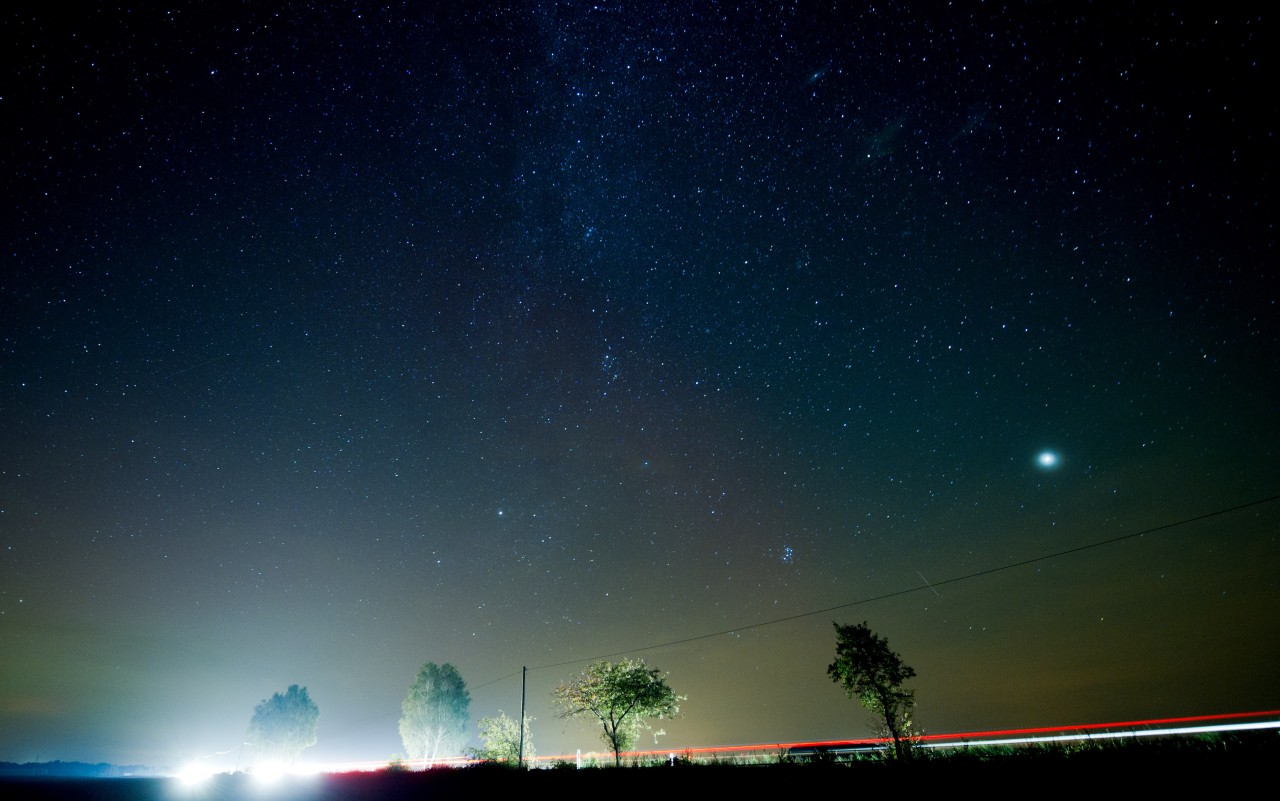 Auch in der Nacht auf Sonntag sind die Sternschnuppen noch zu sehen. (Archivbild)
