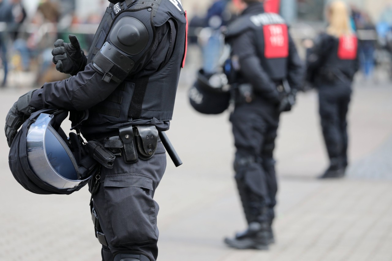 Thüringen: Die Polizei hat am Wochenende etliche Demonstranten begleitet. (Symbolbild)