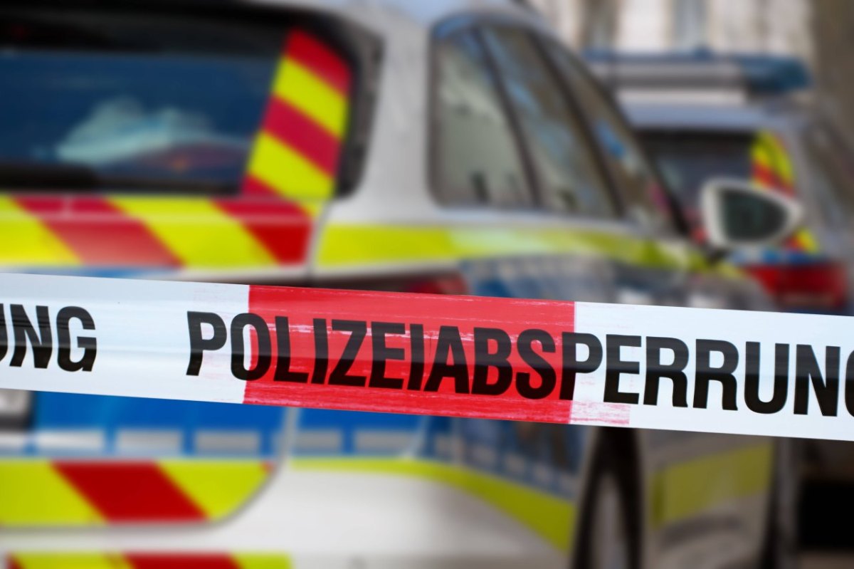 Polizeiabsperrung Thüringen