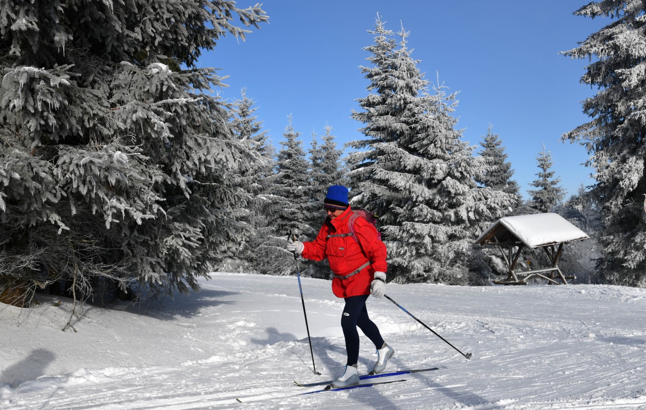 Auch Skilangläufer sollten im Thüringer Wald aufpassen! (Archivbild)