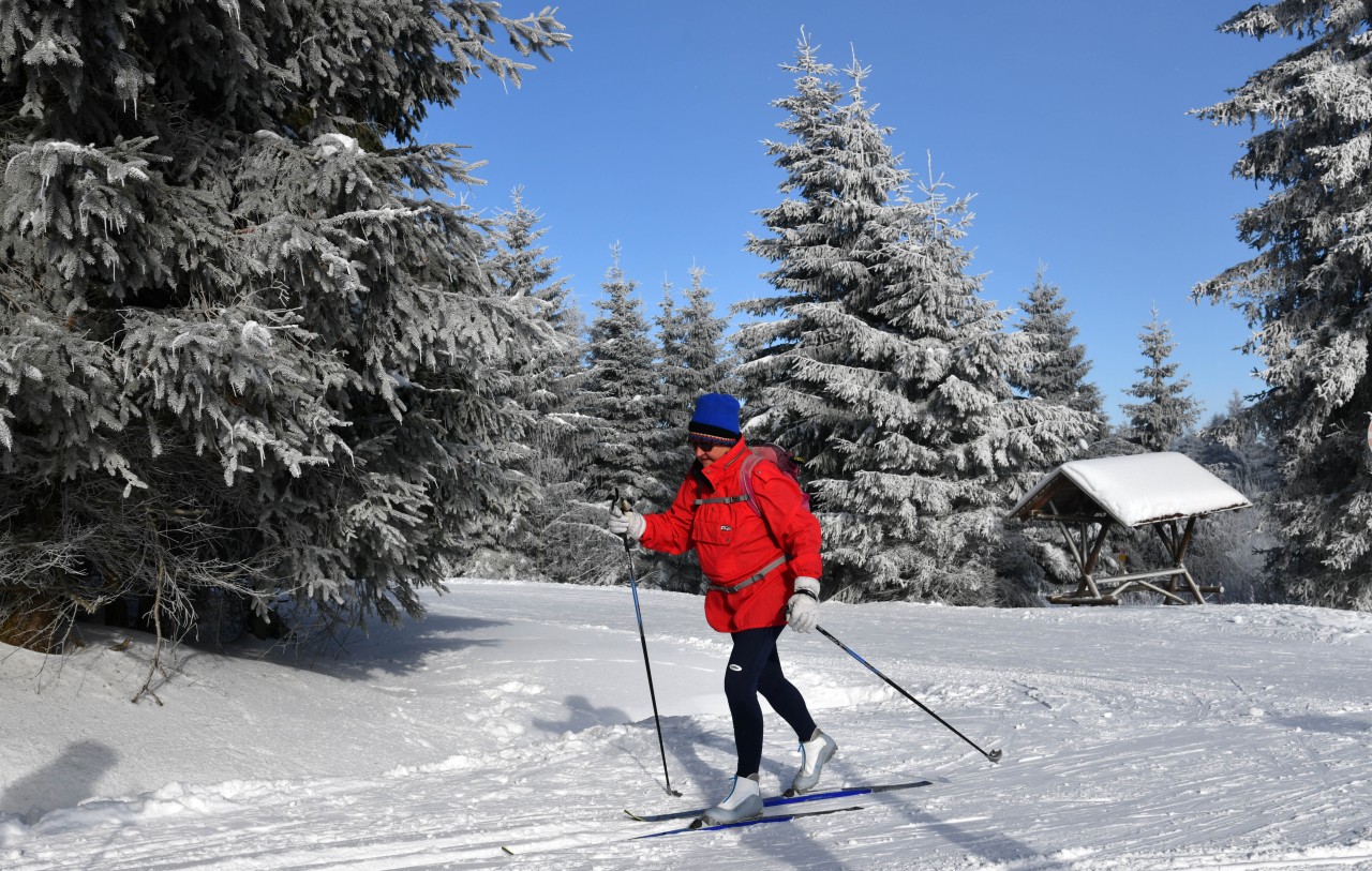 Auch Skilangläufer sollten im Thüringer Wald aufpassen! (Archivbild)