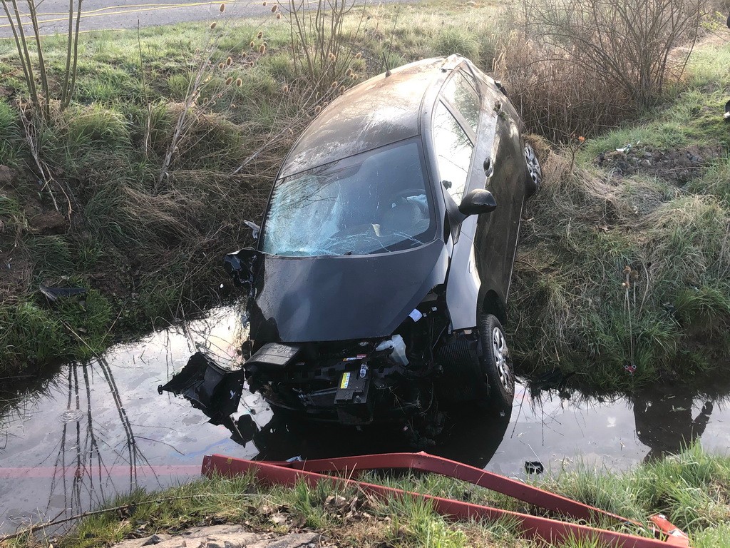 Kreis Nordhausen: Am Dienstagmorgen verlor ein Autofahrer die Kontrolle über sein Fahrzeug. 