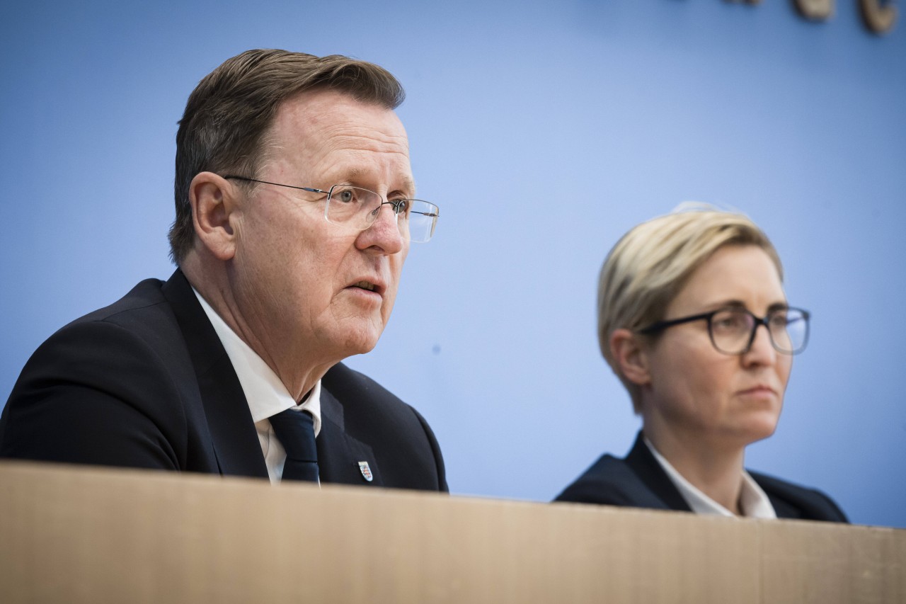 Bodo Ramelow findet klare Worte zum Rücktritt von Susanne Hennig-Wellsow als Parteivorsitzende. (Archivbild)