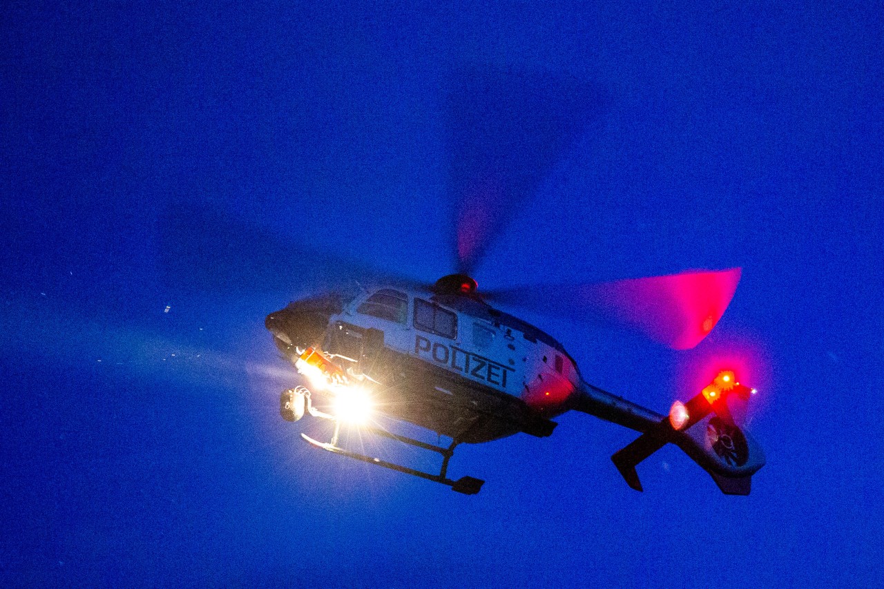 Bei der Verfolgungsjagd im Kreis Gotha kam auch ein Hubschrauber zum Einsatz. (Symbolbild)