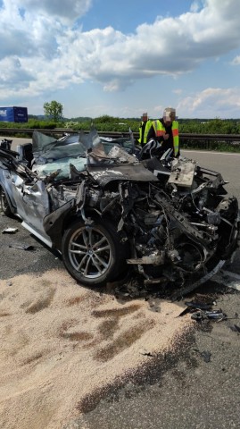 Schlimmer Unfall auf der A4 in Thüringen!