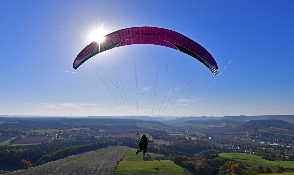 Thüringen Gleitschirmflieger