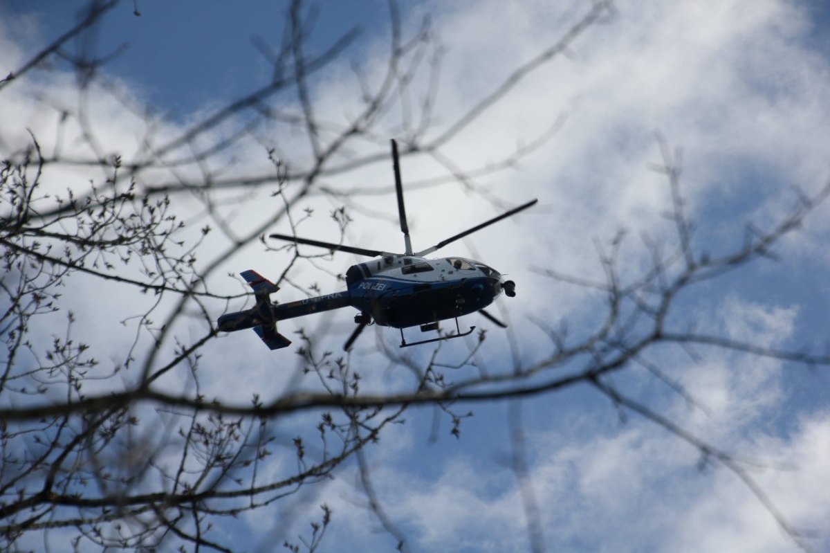 Thüringen Polizei Hubschrauber