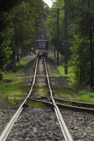 Betroffen war eine Thüringer Waldbahn in Gotha. (Archivbild)