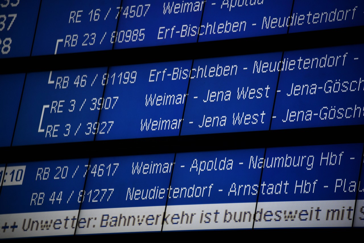 Im Zeitraum vom 9. zum 15. Juni 2022 macht die Erfurter Bahn diese Strecke fast komplett dicht. (Symbolbild)