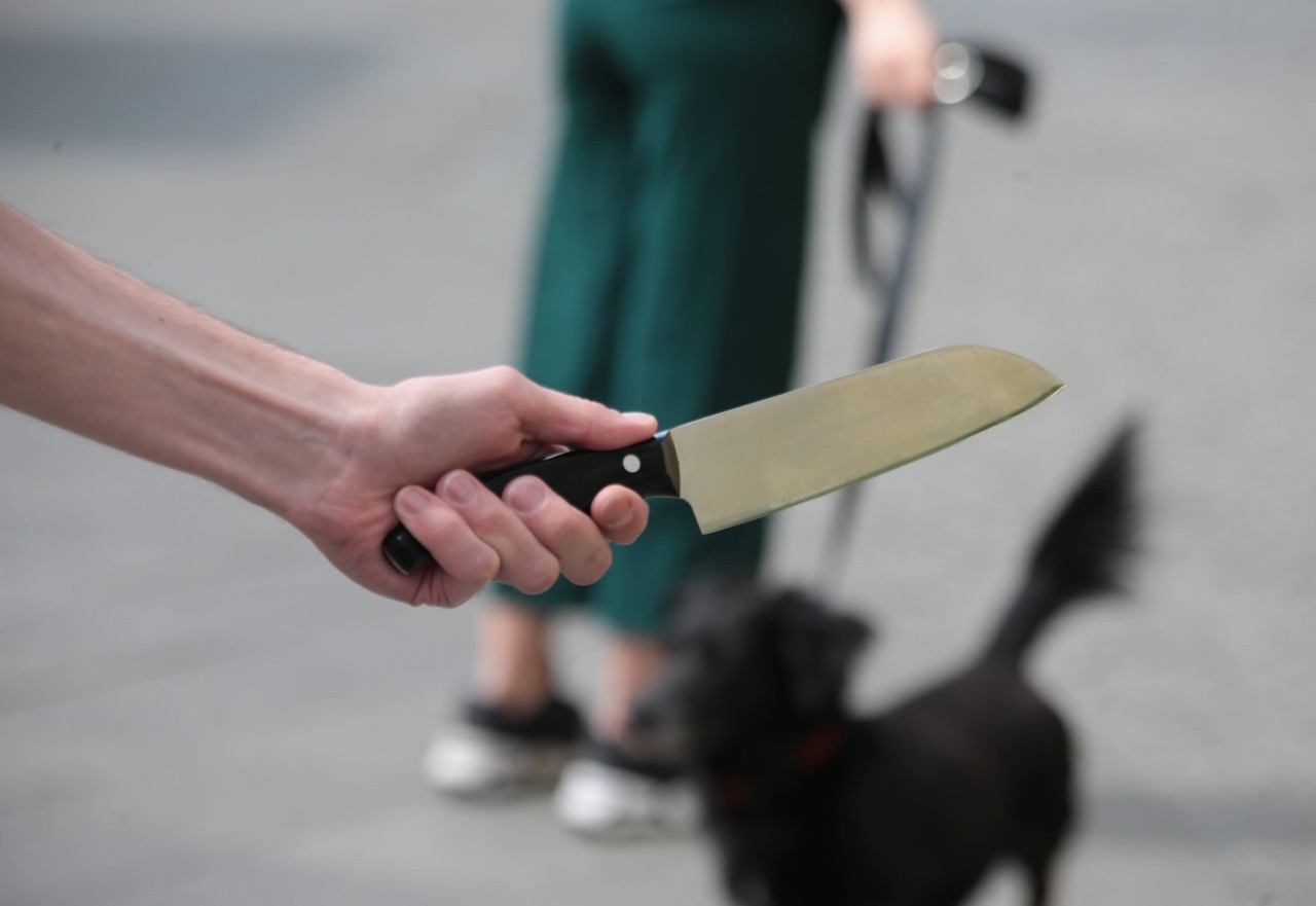 Der Mann fuchtelte erst mit einem Messer in Jena umher – und ergriff dann die Flucht. (Symbolbild)