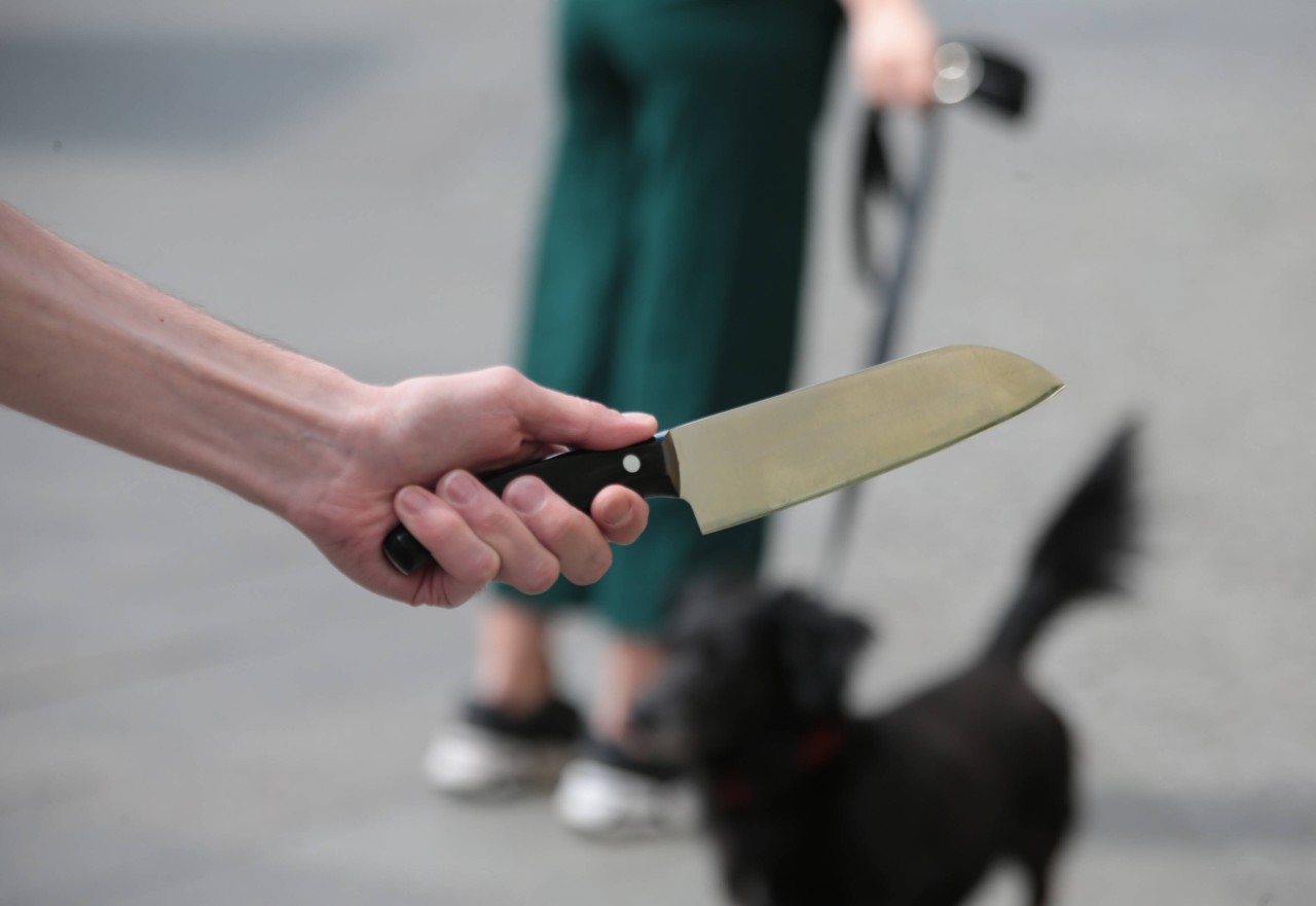 Der wütende Mann bedrohte die Polizei Gera mit einem Messer. (Symbolbild)