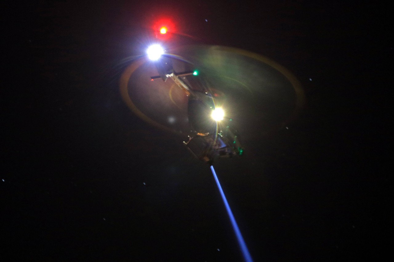 Hast du den Hubschrauber über dem Kreis Sömmerda auch in der Nacht gehört? (Symbolbild)