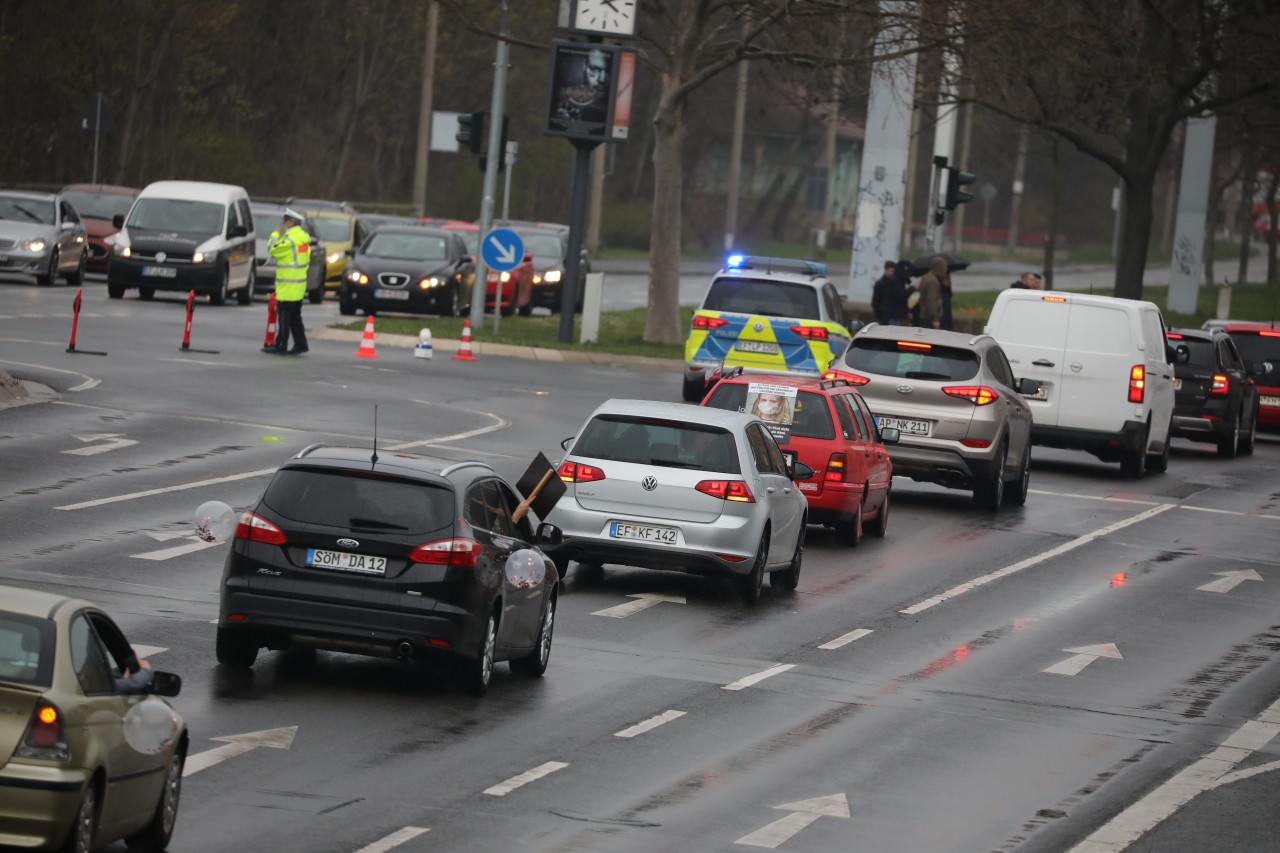 In Erfurt gibt es eine neue Chaoskreuzung, die für Verkehrschaos sorgt (Symbolbild).