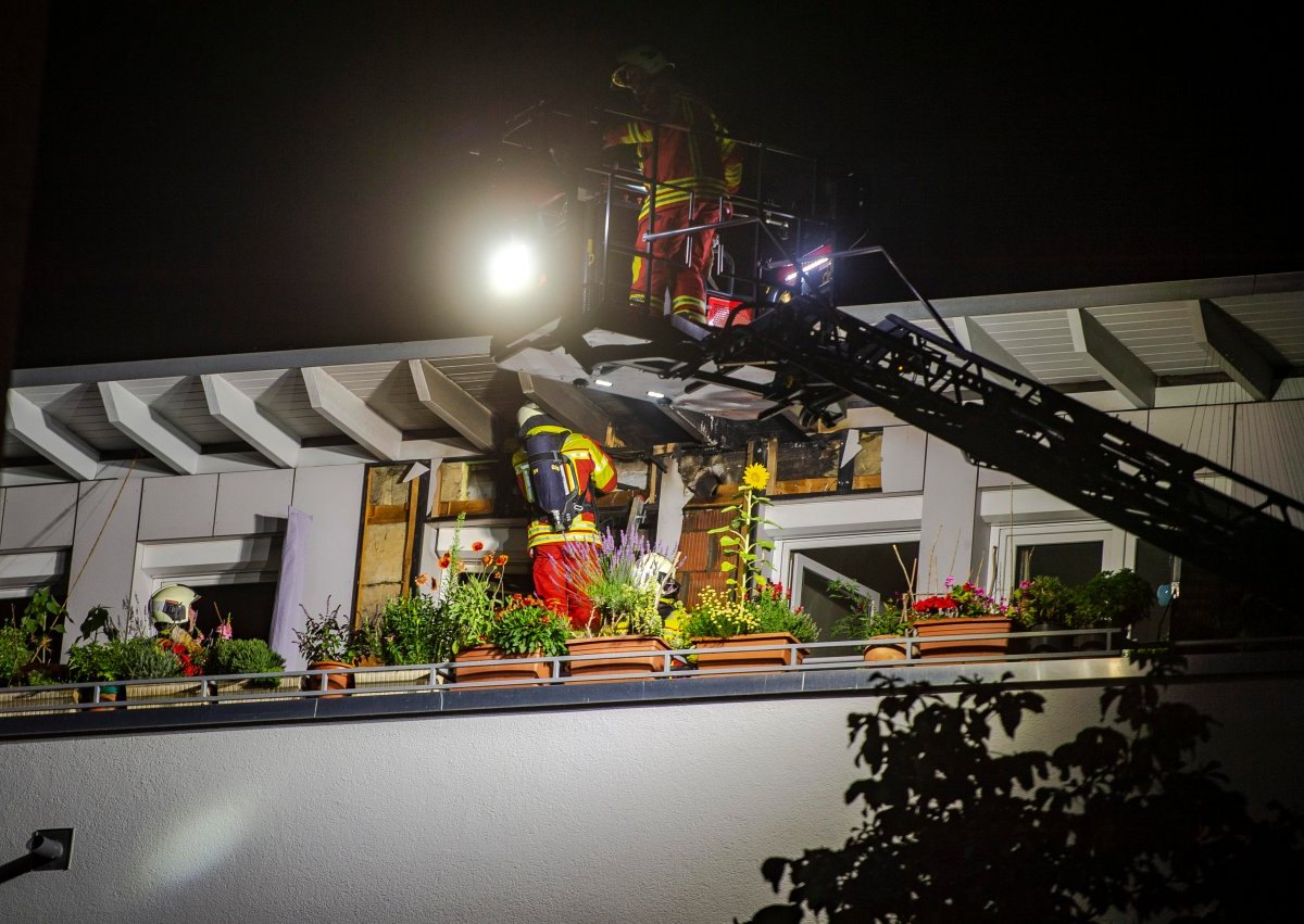Erfurt Brand Dachgeschoss