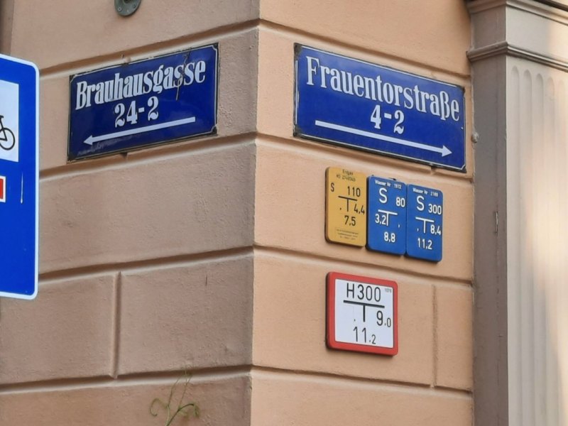 Weimar Straßenshild Brauhausgasse