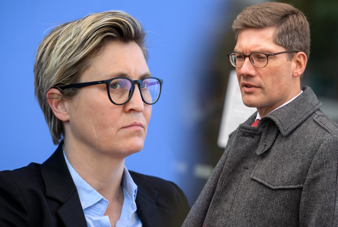 Thüringen: Susanne Hennig-Wellsow (Linke) und Christian Hirte (CDU) dürften sich über ihre Noten wohl nicht besonders freuen. (Montage)