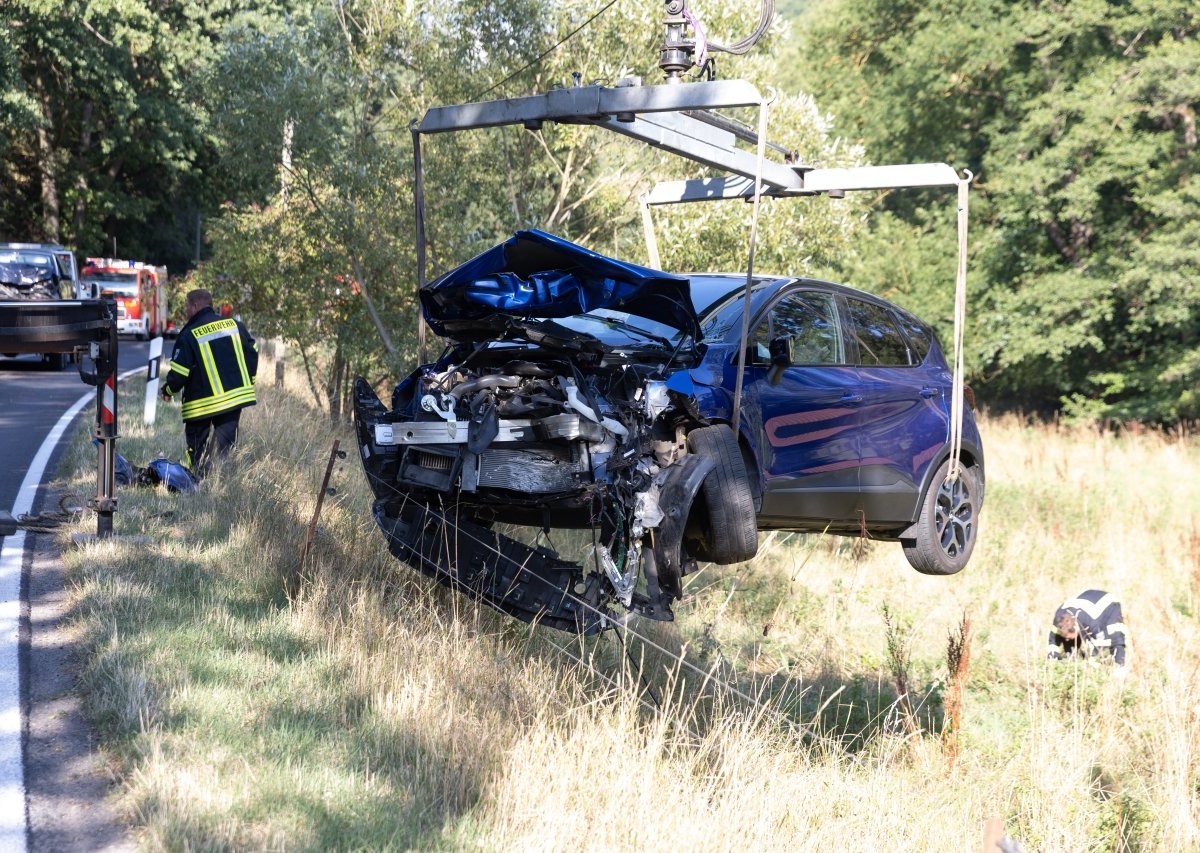 Thüringen Unfall Schmalkalden