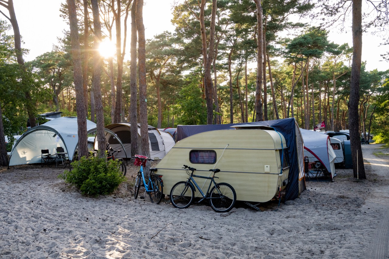 Der Pop-Up-Campingplatz in Thüringen ist nur für Kurz-Urlauber – es gibt dort keine Dauerplätze. (Symbolbild)