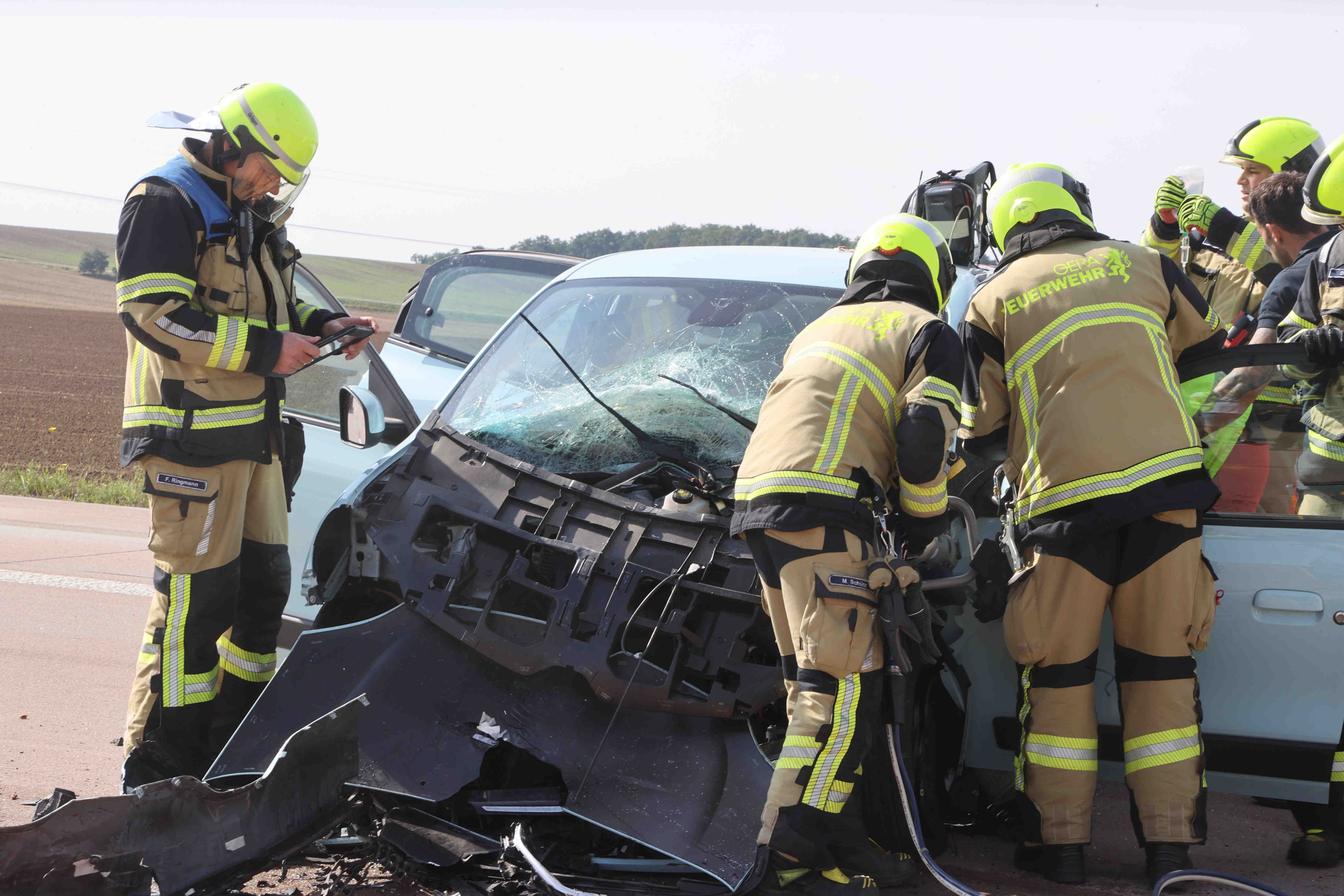 A4 Thüringen Tödlicher Crash! Unfall mit vier Autos 71Jähriger