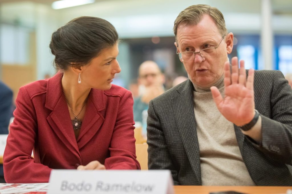 Thüringens Ministerpräsident Bodo Ramelow nahm auch Stellung zu den Aussagen seiner Partei-Freundin Sahra Wagenknecht.