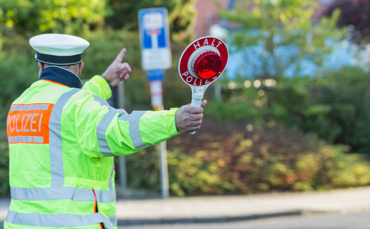 Heftige Szenen bei einer Polizeikontrolle in Erfurt