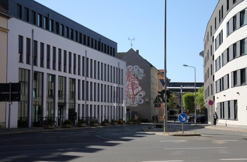 Ansicht aufs Bürgeramt Erfurt